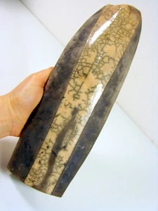 Vase Vintage Grès Emaillé Craquelé Style Raku Décor Silhouette Femme Signature - Imagen 1 de 7