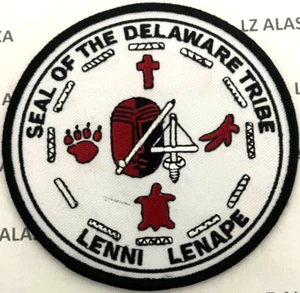 SEAL OF THE DELAWARE TRIBE PATCH (NC3) LENNI - LENAPE - Bild 1 von 2