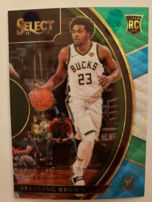 STERLING BROWN 2017-18 SELECT ROOKIE BLUE CONCOURSE CARD# 42 - Image 1 of 2