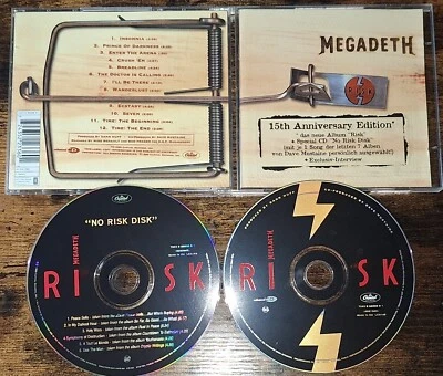 MEGADETH - RISK 15th Anniversary Edition enhanced 2-CD-Set - Bild 1 von 2