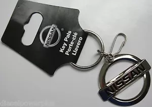 Nissan keychain holder badge clip key ring latch tag Chain frontier Titan truck - Picture 1 of 1