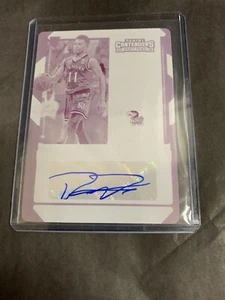2020 Panini Contenders 1/1 Devon Dotson Magenta Printing Plate Kansas #91 - Picture 1 of 2