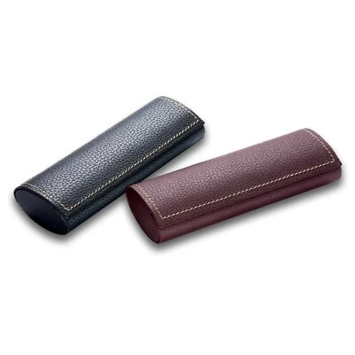 FEFI® – Klassisches Brillenetui in Leder-Optik mit Brillenputztuch