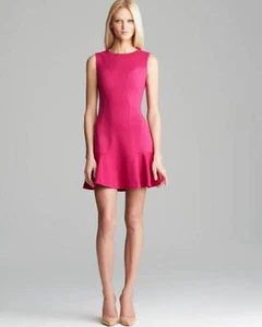 Diane von Furstenberg Pink Dahlia Jaelyn S/L Jersey Dress $398 NWT 12 - Picture 1 of 1