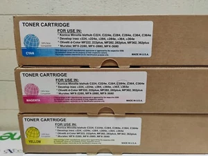 Set of Toner for Konica Minolta BizHub C364e C224e TN-321 C284e C224 TN321 - Picture 1 of 3