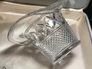 Raro De Colección SOPORTE PARA PALILLOS DE DIENTES Sombrero Diamante Vidrio Transparente Pulido Pontil 3"x4" Top - Imagen 1 de 5