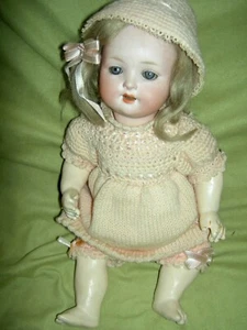 Seltene antike um 1920, deutsche Biskuit, 12" GRETE Babypuppe SCHÜTZMEISTER & QUENDT  - Bild 1 von 10
