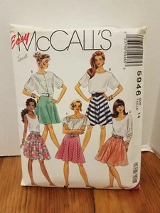 Vintage McCall's Women's Skirt Pattern #5946 Size 10 uncut S3 dup - Picture 1 of 2