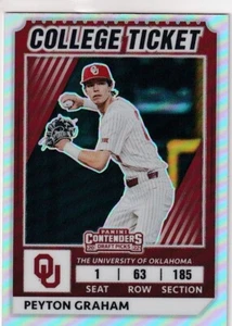 2022 CONTENDERS PRIZMS SILVER RC PEYTON GRAHAM DETROIT TIGERS PRIZM JC-4407 - Picture 1 of 2