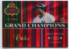 2003 Donruss Champions Grand Champions Holo-Foil Card #8 Frank Robinson /25