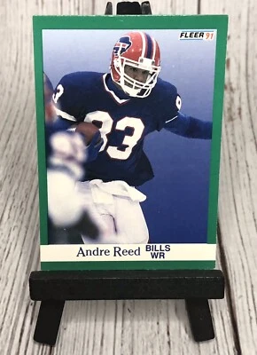 1991 Fleer Football Card #8 Andre Reed - Image 1 of 4