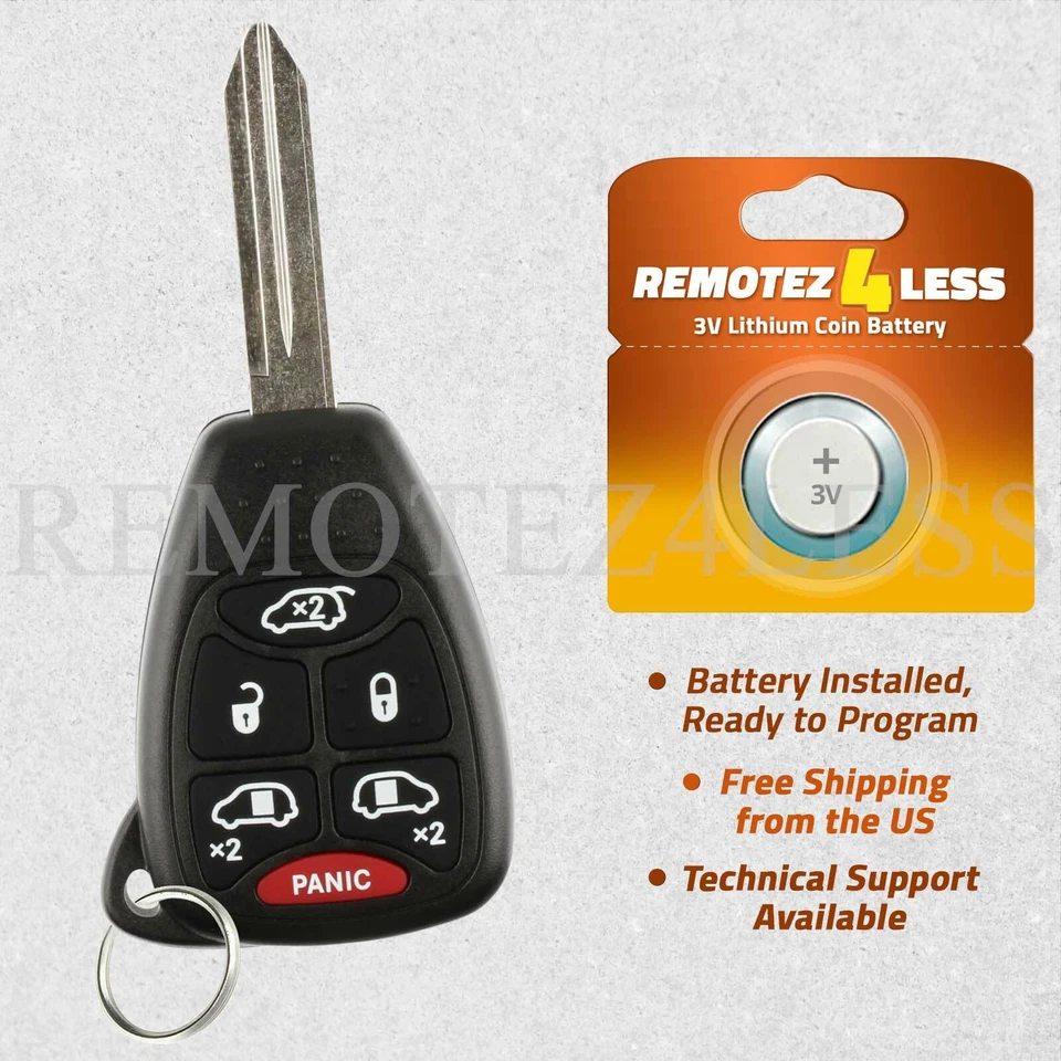For 2004 - 2007 Dodge Caravan Remote Head Key 6B Side Doors - M3N5WY72XX Foto 1 de 1