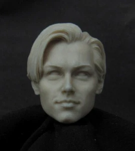 Leonardo DiCaprio "TITANIC" CUSTOM RESIN UNPAINTED HEAD SCULPT 1/6 Scale - Picture 1 of 3