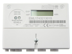 Emlite ECA2 100A Single Phase Electricity Reading Meter MID Approved RHI Kwh
