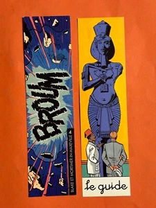 JACOBS  LOT 2 MARQUE PAGES BLAKE ET MORTIMER ETAT NEUF - Foto 1 di 2