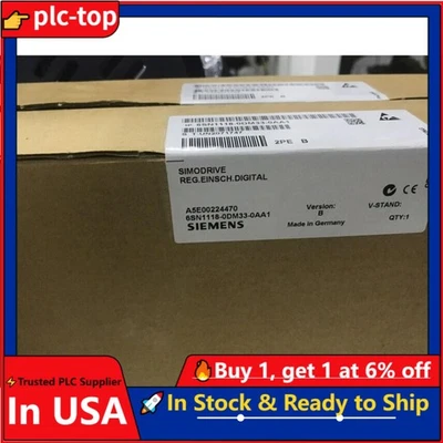 New Siemens 6SN1118-0DM33-0AA1 6SN1 118-0DM33-0AA1 SIMODRIVE 611 DIGITAL - Image 1 of 2