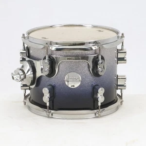 PDP Concept Maple 8x10 Mounted Tom, Silver-to-Black-Sparkle Fade - Picture 1 of 7