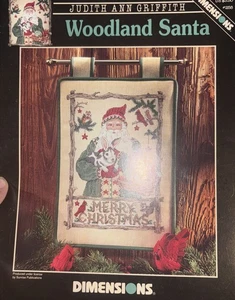 Woodland Santa Cross stitch Pattern - Picture 1 of 3