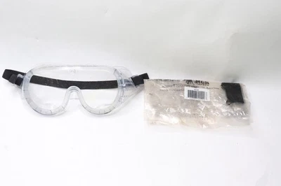 MCR Safety Protective Goggles Polycarbonate Lens Clear Frame 2220 - Image 1 of 3