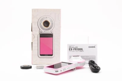[MINT in Box] CASIO EXILIM EX-FR100L Digital Camera Pink 10.2 MP From JAPAN - Image 1 of 4