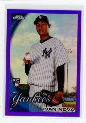 2010 Topps Chrome #214 Ivan Nova Purple Refractors #/599 - Image 1 of 2