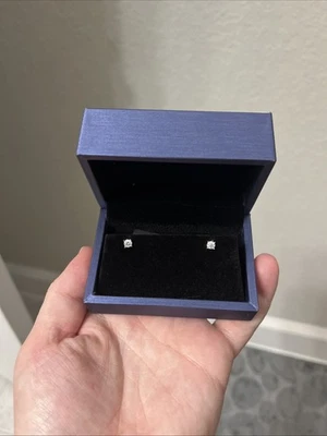 1/3ct. Tw. Lab Grown Diamond Stud Earrings Rare Carat Brand - Image 1 of 3