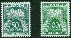 FRANCE-1946-1955–DUES – VF** - Picture 1 of 1