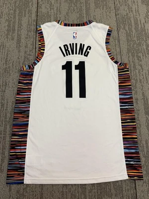 Brooklyn Nets Jersey Mens XL NBA Basketball Irving 11 City Edition Nike 75th - Image 1 of 4