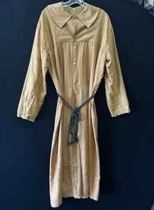 Antique Early 1900s Tan Masonic Robe W Belt Medieval Renaissance Steampunk Small - Picture 1 of 3