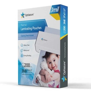 Thermo Laminier Beutel 9"x11,5" Zoll, 3mil 200er Pack, laminiertes Papier, Cl... - Bild 1 von 7