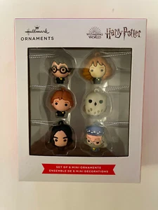 Hallmark Harry Potter 2021 juego de 6 mini adornos - nuevo en caja - Imagen 1 de 2