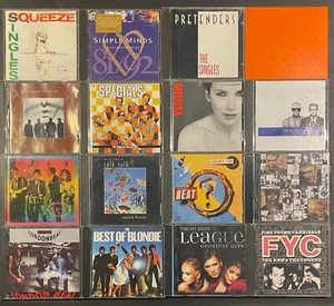 (16) NEW WAVE CD LOT-SQUUZE-PET SHOP BOYS-BLONDIE-JOY DIVISION-PRETENDERS-B52S - Picture 1 of 1