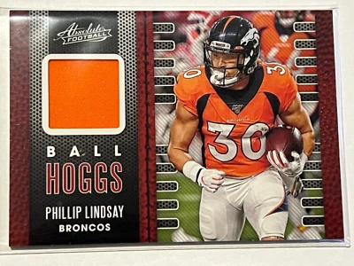 2020 Panini Absolute Phillip Lindsay Ball Hoggs Patch Insert - Image 1 of 2