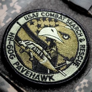 AFSOC Sikorsky MH-60 Pave Hawk MEDEVAC DUSTOFF PEDRO PJ COMBAT RESCUE OD Patch - Bild 1 von 12