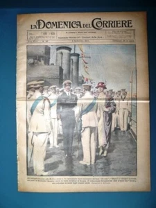 La Domenica del Corriere originale 6 settembre 1925 Alfonso XIII Santanter Leone - Picture 1 of 1