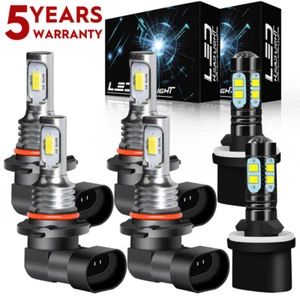 For Chevy Tahoe 2001-2006 6x Combo 9005+9006 LED Headlight Hi/Lo 880 Foglight BY - Picture 1 of 13