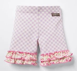 NWT Girls Matilda Jane Enchanted Garden Maddie Gingham Shorts Shorties size 14 - Picture 1 of 4