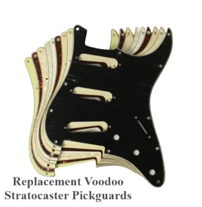 Voodoo Pickguard Reverse Bridge Pickup Fit Jimi Hendrix Strat - Multiple Colours - Picture 1 of 56