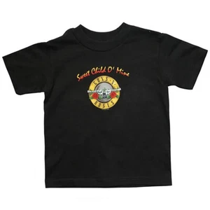 Camiseta Guns N Roses Sweet Child Of Mine Bullet Seal Logo Niños Niños Pequeños - Imagen 1 de 1