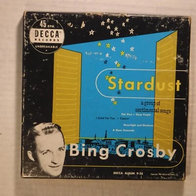 BING CROSBY / STARDUST / DECCA 45 RPM BOX SET ALBUM 9-25 - Image 1 of 4