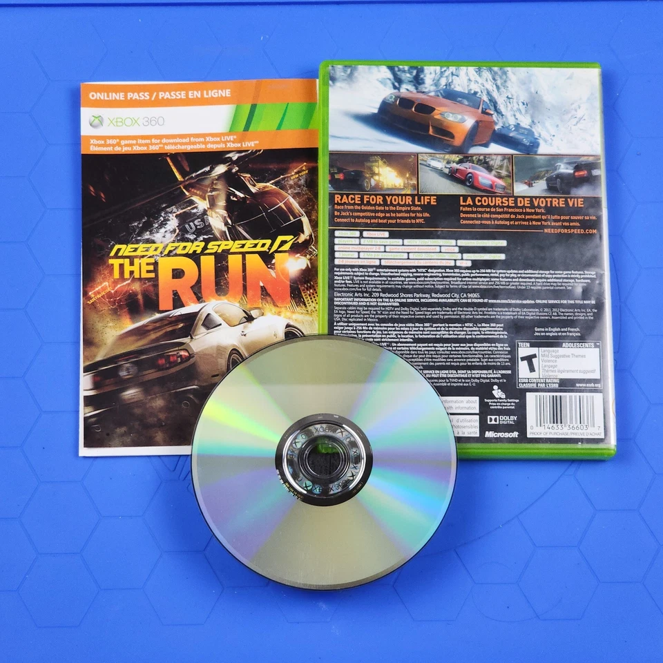 Need For Speed The Run (Xbox 360 Video Game) - Image 1 of 1