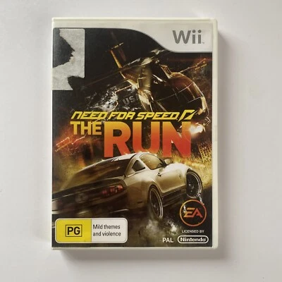 Need For Speed The Run (2011) Nintendo WII, Action Racing RPG - Image 1 of 4