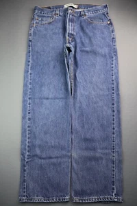 Jeans Levi's 505 vintage uomo 2007 regular fit lavaggio medio tg 36x30 (Msr 35x30) - Foto 1 di 9