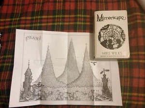 Signed Copy Mike Wilks📕Mirrorscape Uncorrected Proof-Not for Sale-2005 Vlam Map - Picture 1 of 17