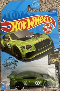 Bentley Continental GT3 246/250 2020 Hot Wheels Nightburnerz 1/10 2018 - Imagen 1 de 4