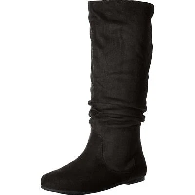 Botas de montar Journee Collection para mujer a media pantorrilla Rebecca02 talla EE. UU. 8,5 negras Foto 1 de 4
