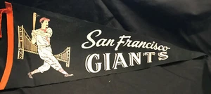 Vintage San Francisco Giants 1960's Full Size Golden Gate Pennant D20 - Picture 1 of 4