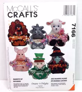 McCall's Crafts 2944 Holiday Treat Baskets of Goodies Turkey Sewing Pattern VTG - Picture 1 of 3
