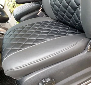 Fundas de asiento a medida 2 asientos individuales + 4 reposabrazos aptos para MAN TGE a partir de 2017 - Imagen 1 de 9