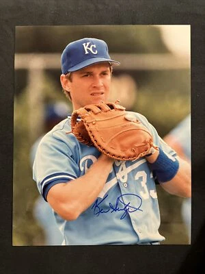 Foto autógrafa autografiada de 8x10 firmada por Kevin Seitzer de Kansas City Royals Foto 1 de 2